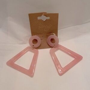 New Retro Pink Earrings
